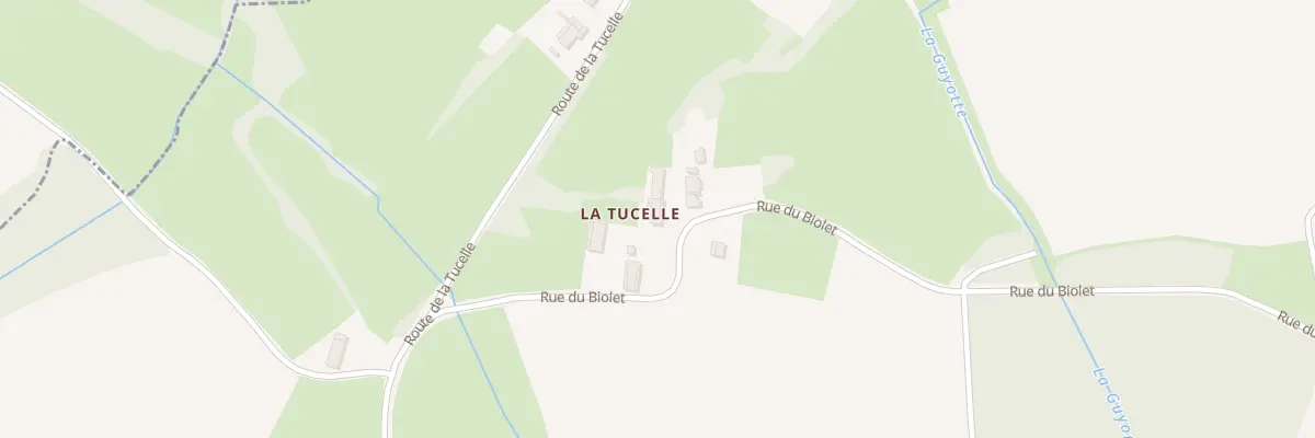 Plan du 1848A Rue du Biolet à Saint-Usuge