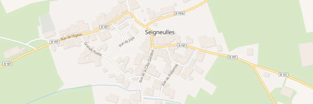 Plan du 1 Rue de la Cote Gardeur à Seigneulles