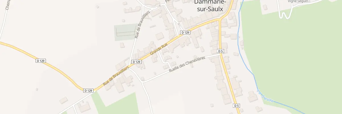 Plan du 3 Rue des Rosiers à Dammarie-sur-Saulx