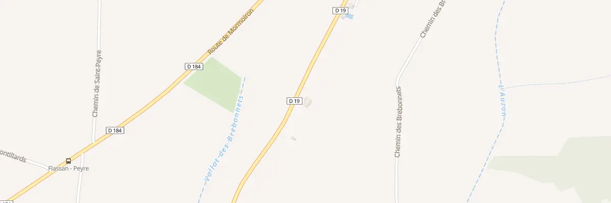 Plan du 1083 Rte de Villes-sur-Auzon à Flassan