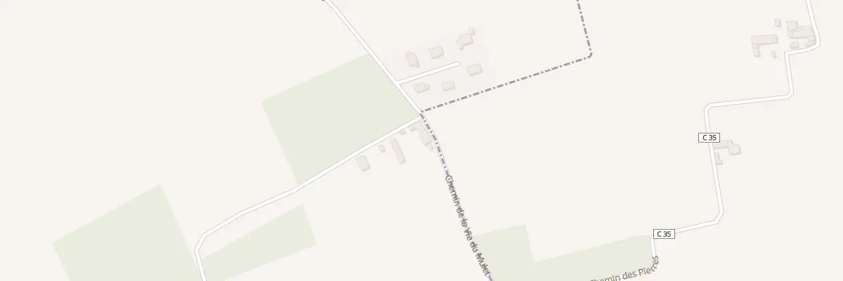 Plan du 1900 Che des Ligodieres à Sardieu