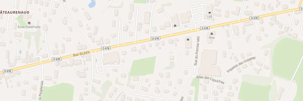 Plan du 68 Rue du Jura à Louhans-Châteaurenaud