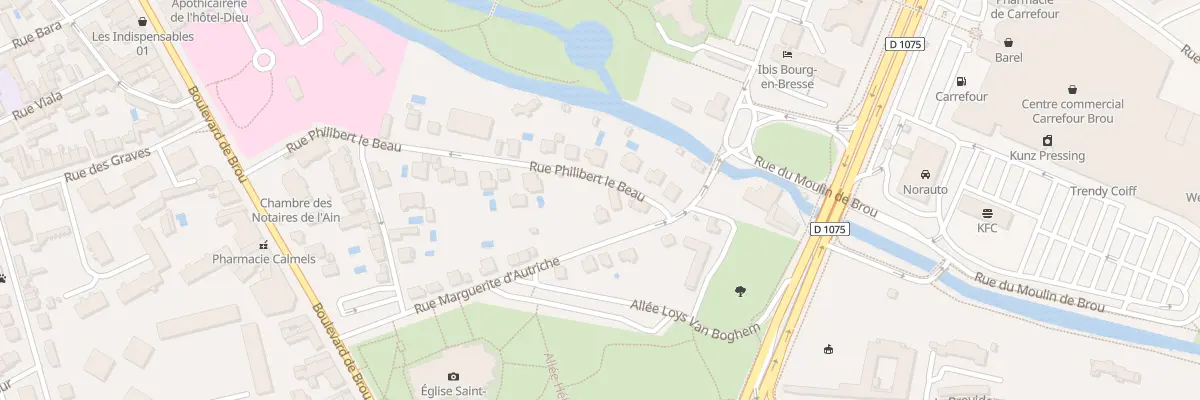 Plan du 17 Rue Marguerite d’Autriche à Bourg-en-Bresse