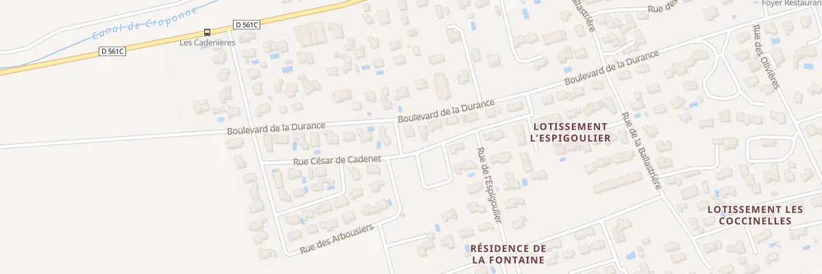 Plan du 37 Bd de la Durance à Charleval