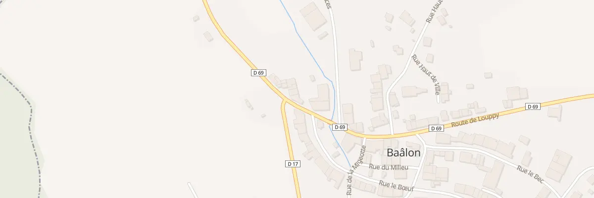 Plan du 5 Rte de Louppy à Baâlon
