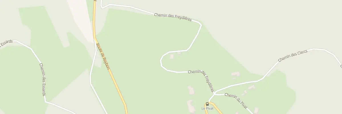 Plan du 190 Che des Freydiéres à Marnans