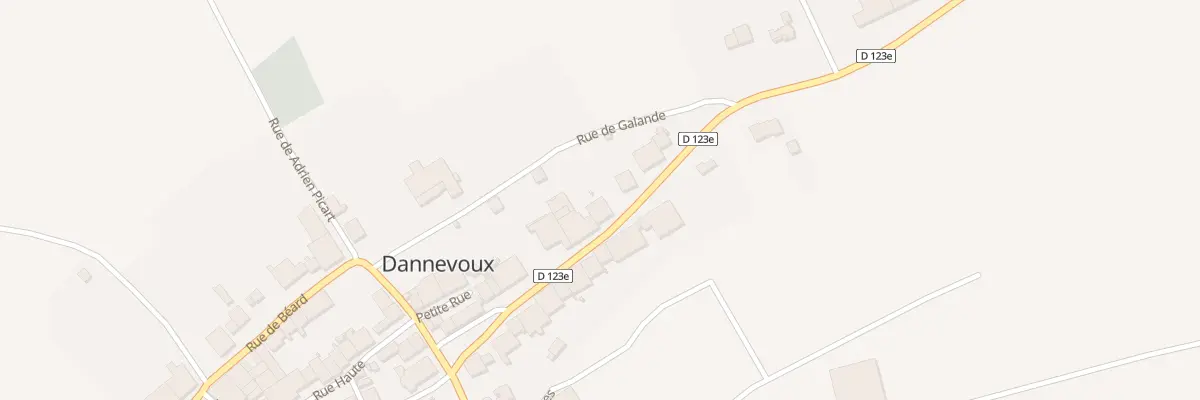 Plan du 15 Rue de Bonvaux à Dannevoux
