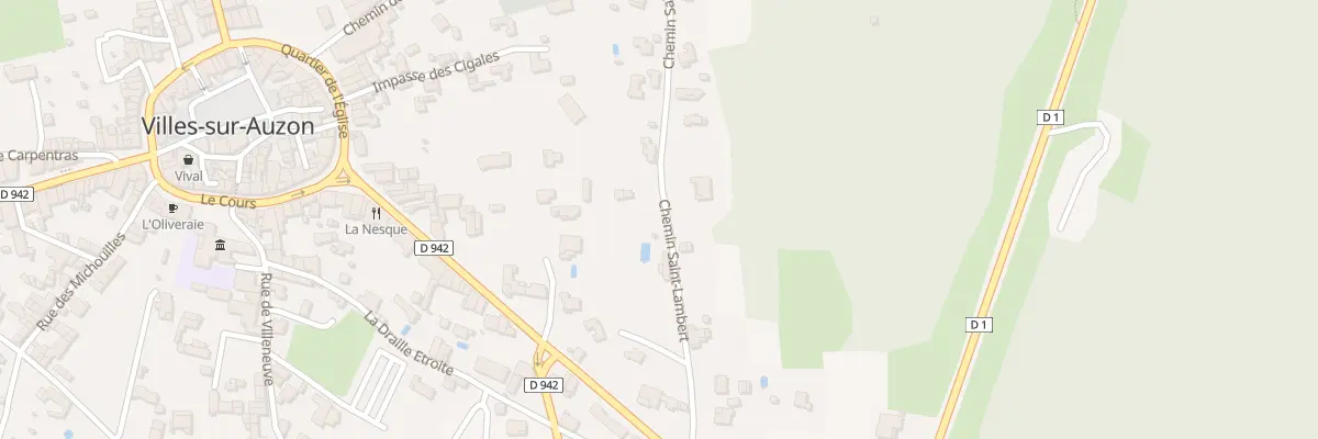 Plan du 131B Che de St Lambert à Villes-sur-Auzon