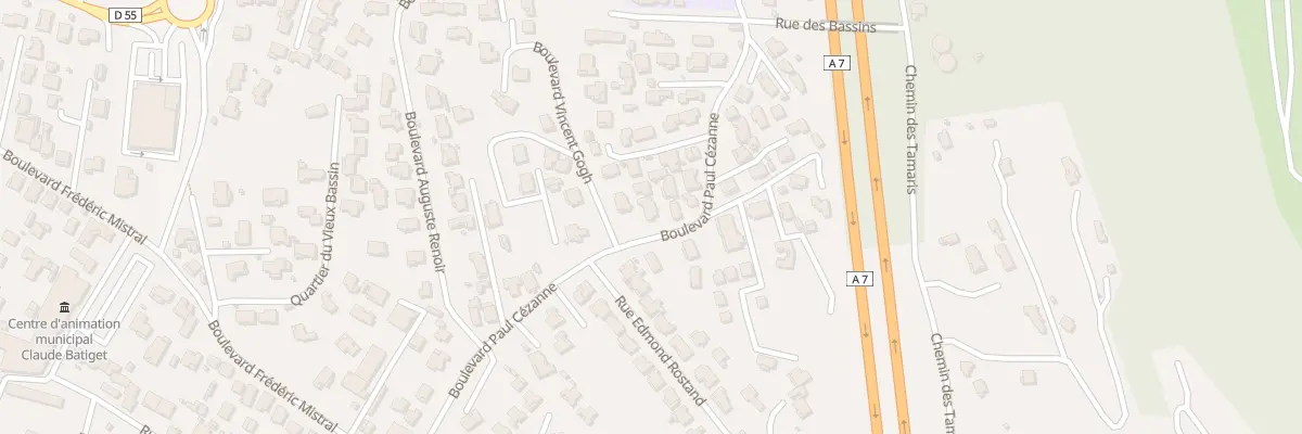 Plan du 271 Bd Paul Cezanne à Rognac