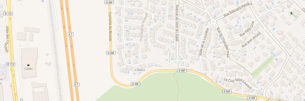 Plan du 8 Rue du Mango Fango à Vitrolles