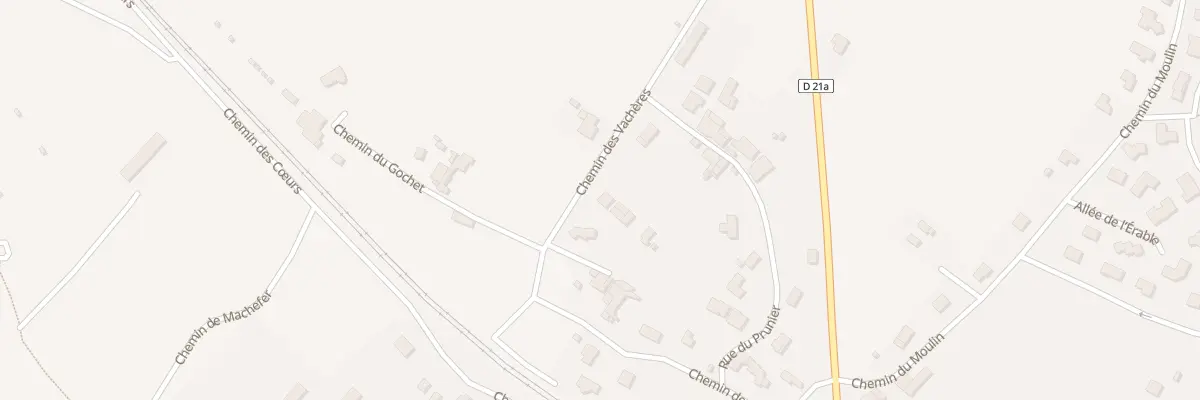Plan du 5261 Vachere à Saint-Hilaire-du-Rosier