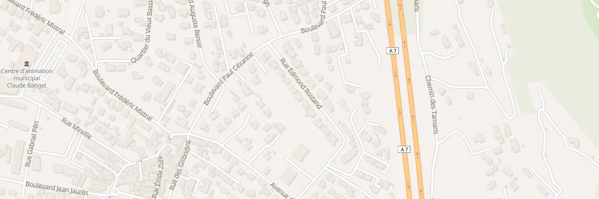 Plan du 12 Bd Paul Cezanne à Rognac