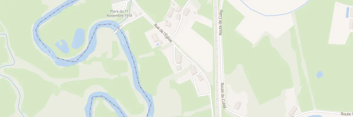Plan du 260 Rue de l’Eglise à Bruailles