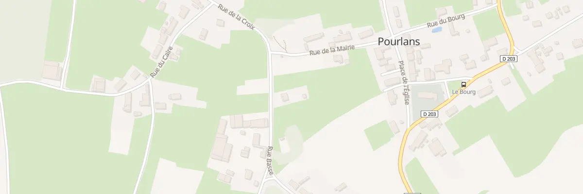 Plan du 1 Rue Basse à Pourlans