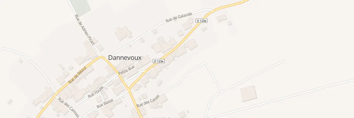 Plan du 16 Rue de Bonvaux à Dannevoux