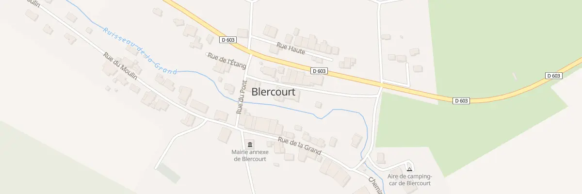 Plan du 2B Rue de l’Eglise à Nixéville-Blercourt