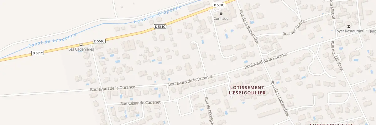 Plan du 32 Bd de la Durance à Charleval