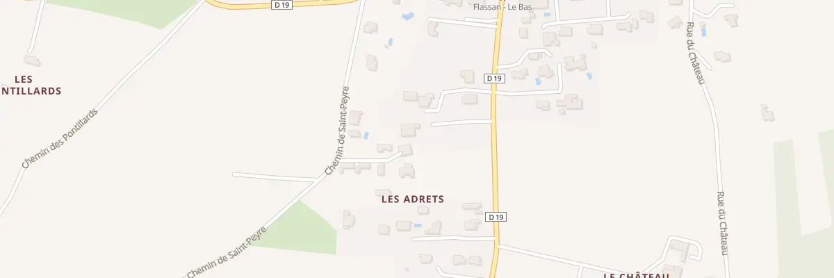 Plan du 276 Rte de Villes-sur-Auzon à Flassan