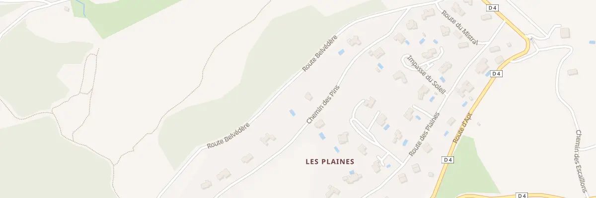 Plan du 182 Che des Pins à Murs