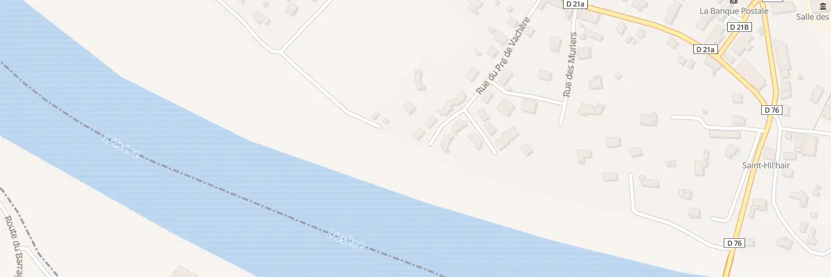 Plan du 238 Rue du Pré de Vachère à Saint-Hilaire-du-Rosier