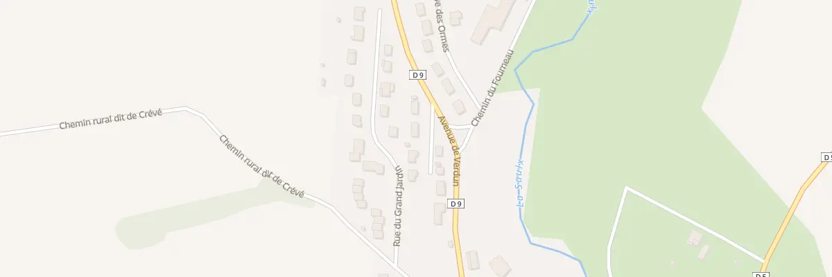 Plan du 2 Rue de la Motte à Dammarie-sur-Saulx