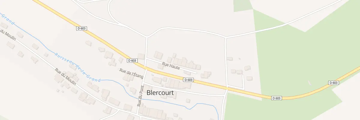 Plan du 5 Rue Haute à Nixéville-Blercourt
