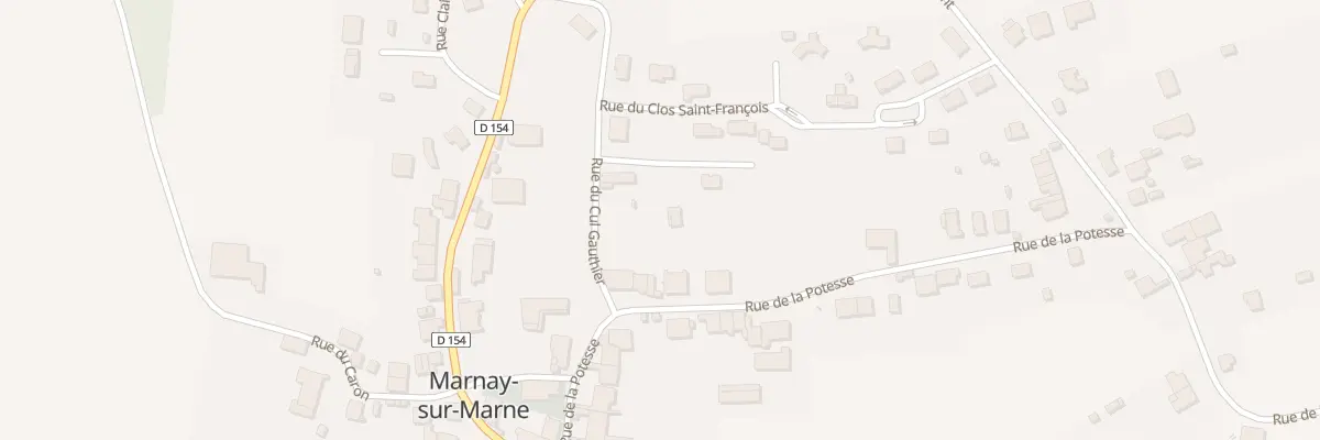 Plan du 2 Rue du Cul Gauthier à Marnay-sur-Marne