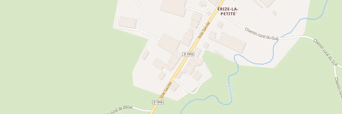 Plan du 26 Voie Sacree à Érize-la-Petite