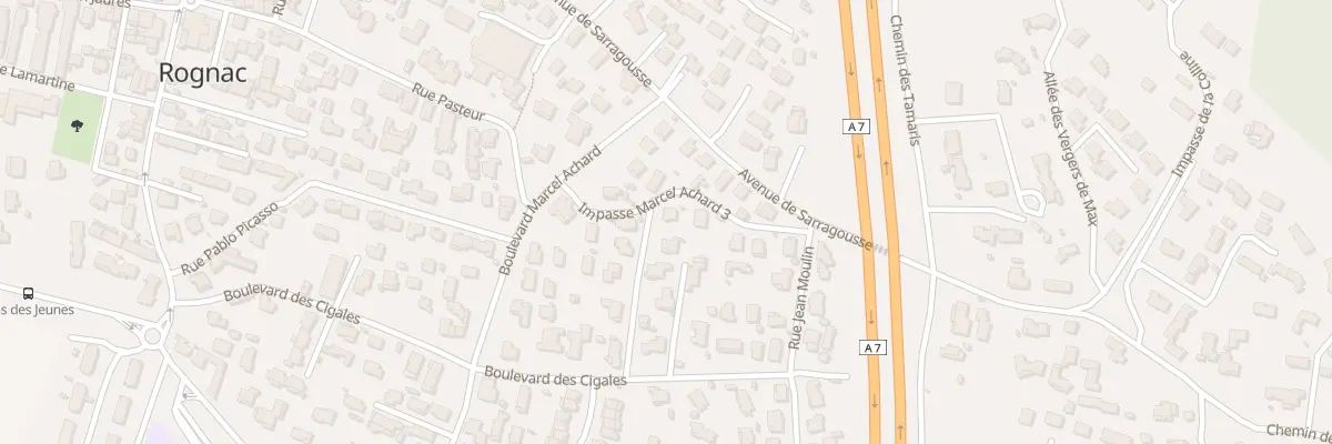 Plan du 111 Bd des Cigales à Rognac
