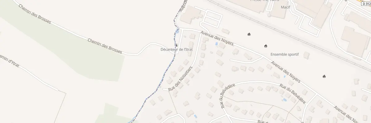 Plan du 4 Rue des Noisetiers à Domarin
