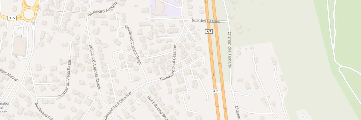 Plan du 344 Bd Paul Cezanne à Rognac