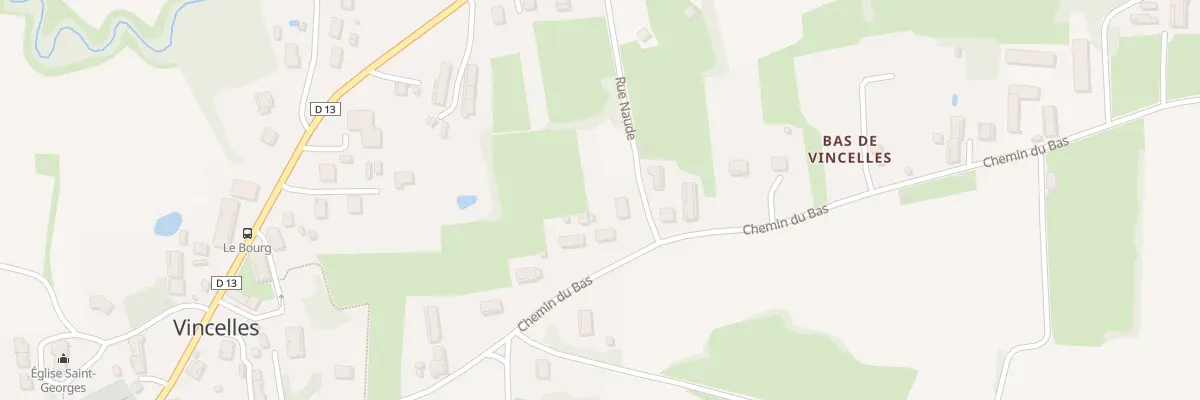 Plan du 483 Chem du Bas à Vincelles