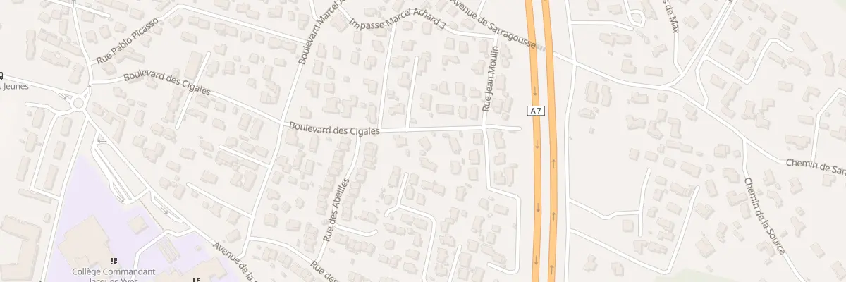 Plan du 402 Bd des Cigales à Rognac