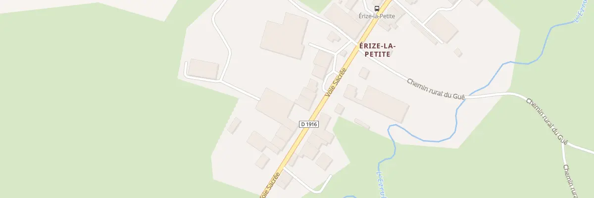 Plan du 22 Voie Sacree à Érize-la-Petite