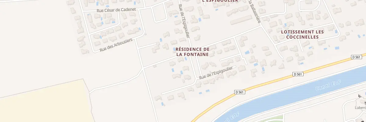 Plan du 33 Rue de l’Espigoulier à Charleval