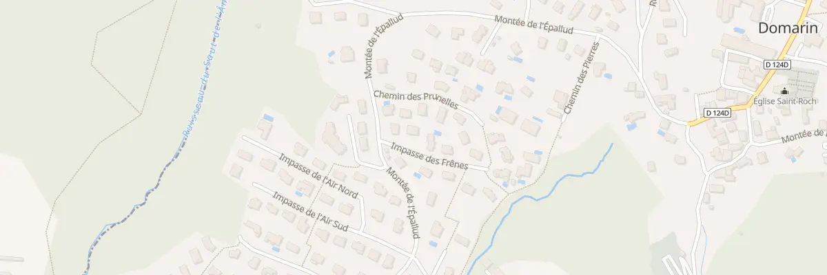 Plan du 3 Imp des Frênes à Domarin