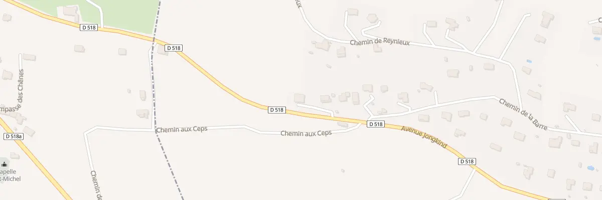 Plan du 87 Av Jongkind à La Côte-Saint-André
