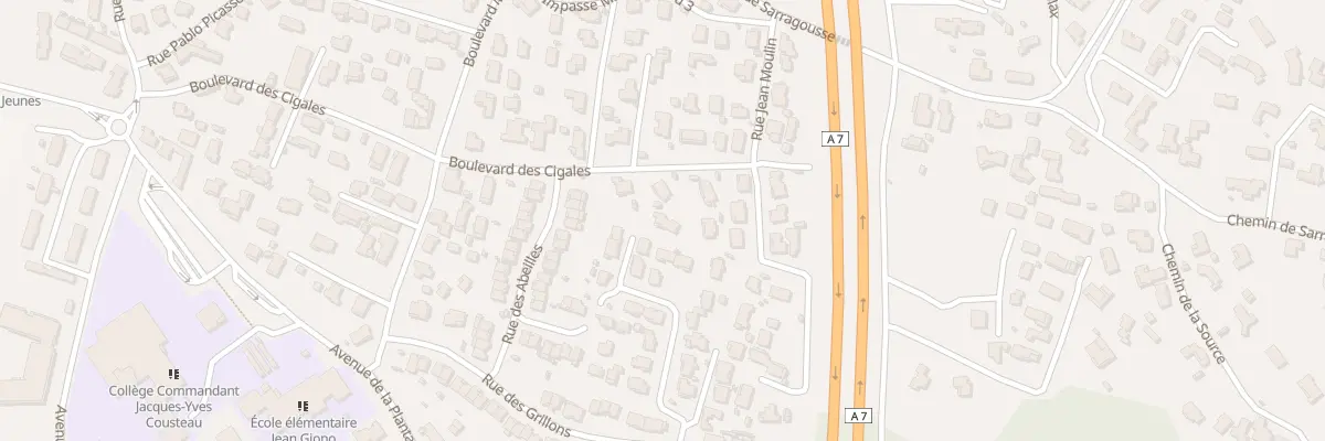 Plan du 6049 Bd des Cigales à Rognac