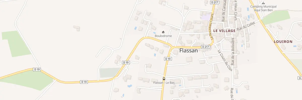 Plan du 75 Rte de Bédoin à Flassan
