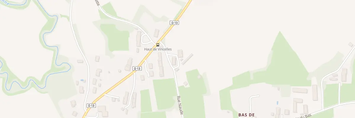 Plan du 67 Rue Naude à Vincelles