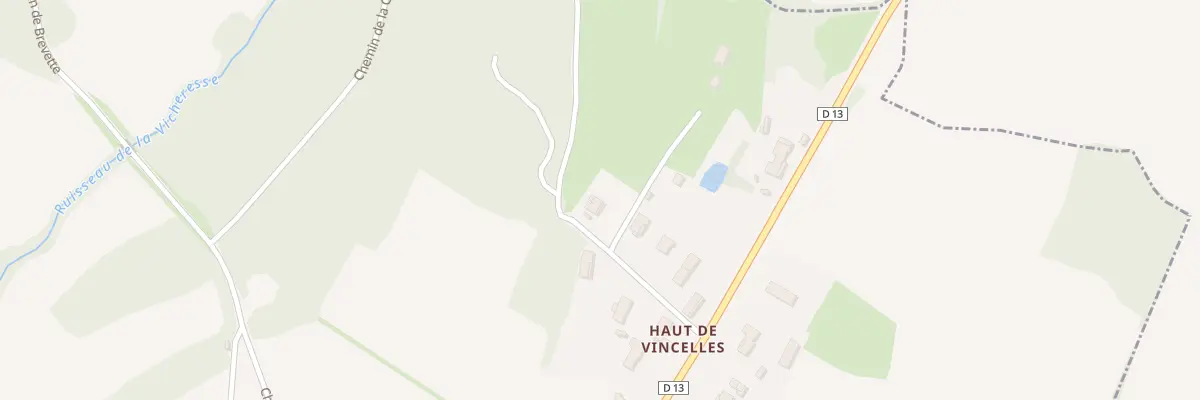 Plan du 122 Chem du Loup à Vincelles