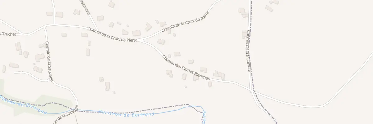 Plan du 161 Che des Dames Blanches à Châtenay