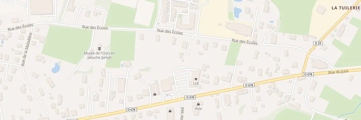 Plan du 740B Rue des Écoles à Louhans-Châteaurenaud