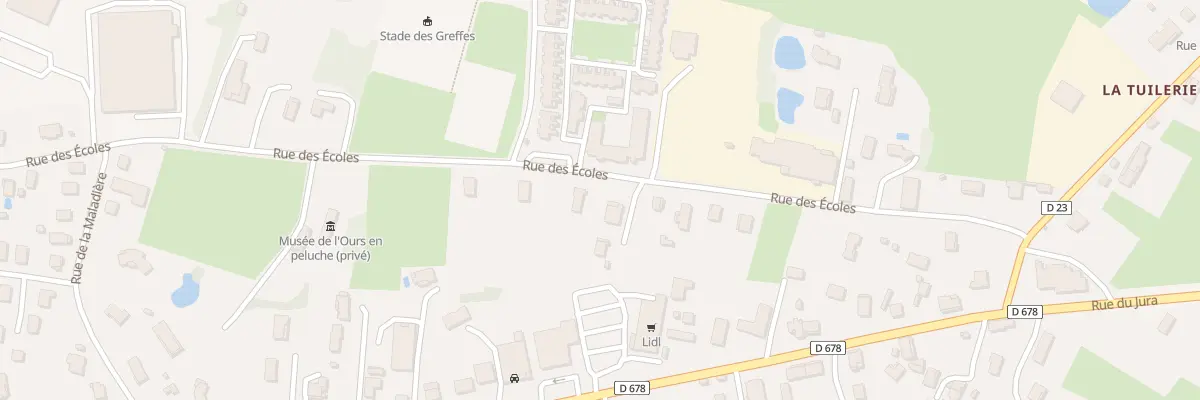 Plan du 708 Rue des Écoles à Louhans-Châteaurenaud