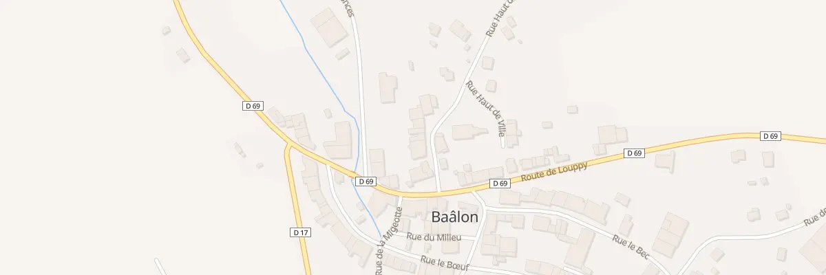 Plan du 5 Rue Haut de Ville à Baâlon