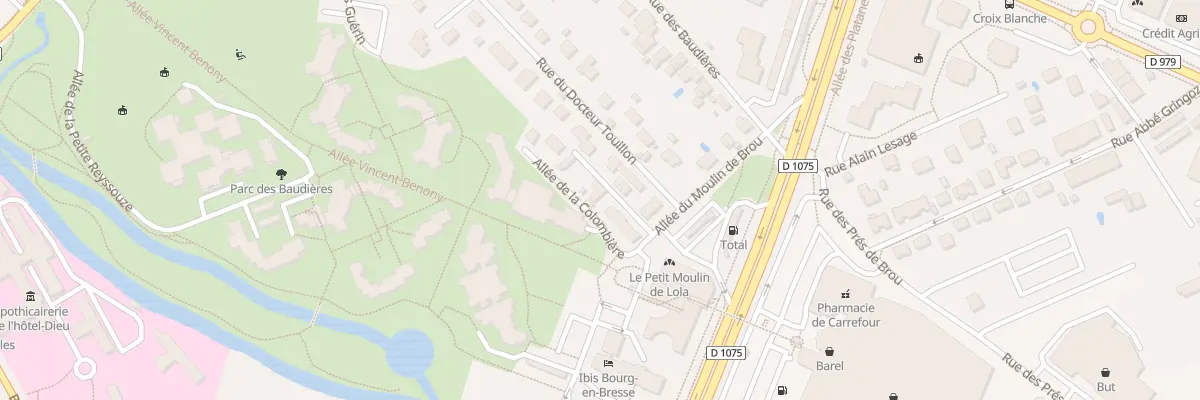 Plan du 1D Rue Antoine Ritti à Bourg-en-Bresse