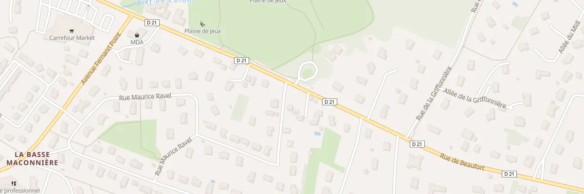 Plan du 76 Rue de Beaufort à Louhans-Châteaurenaud