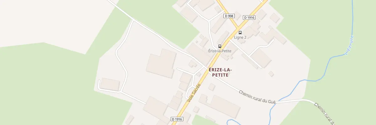 Plan du 14 Voie Sacree à Érize-la-Petite