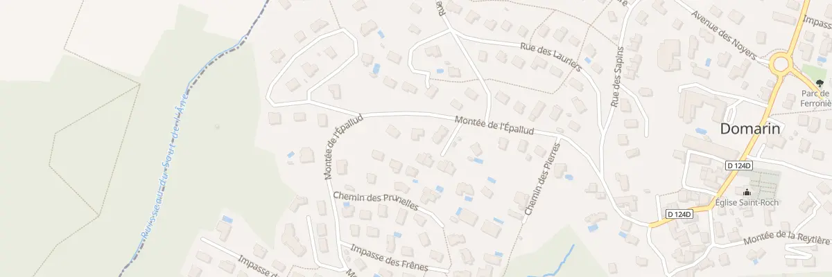 Plan du 53 Mte de l’Epallud à Domarin