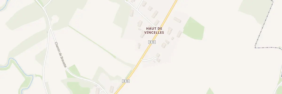 Plan du 171 Rte de Saint - Usuge à Vincelles